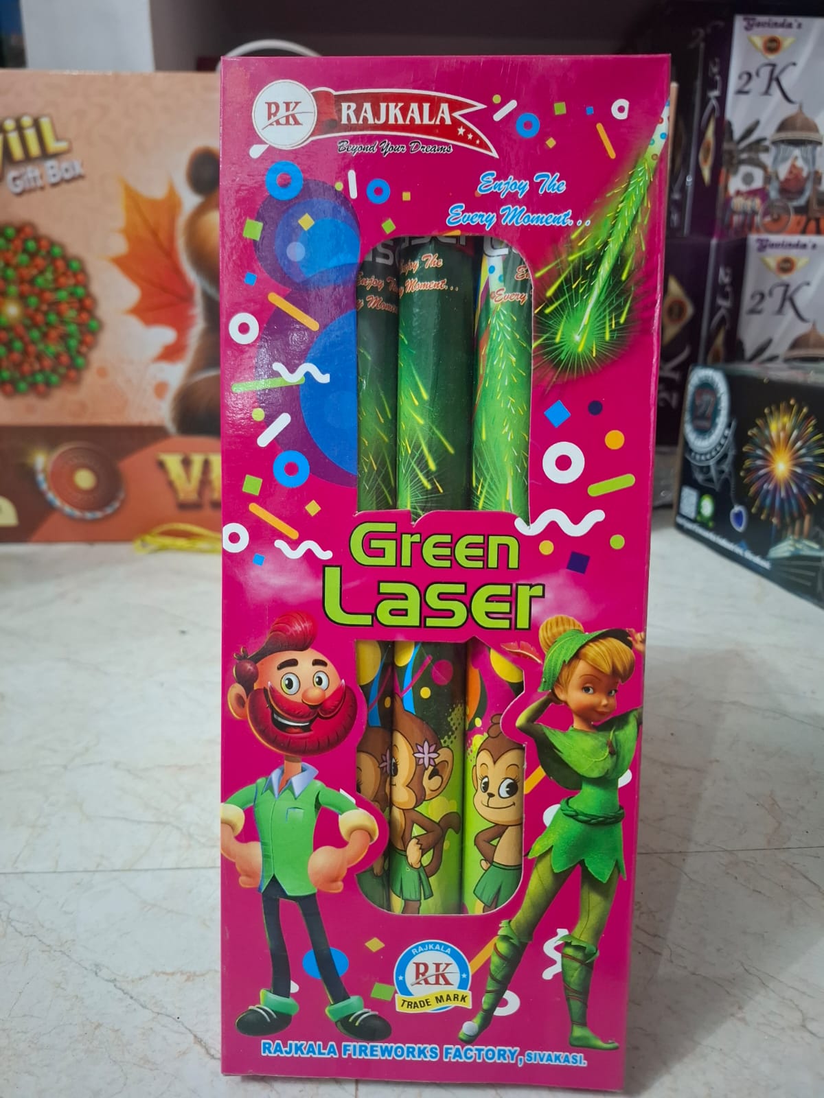 Green Laser Candle (3 Pcs)