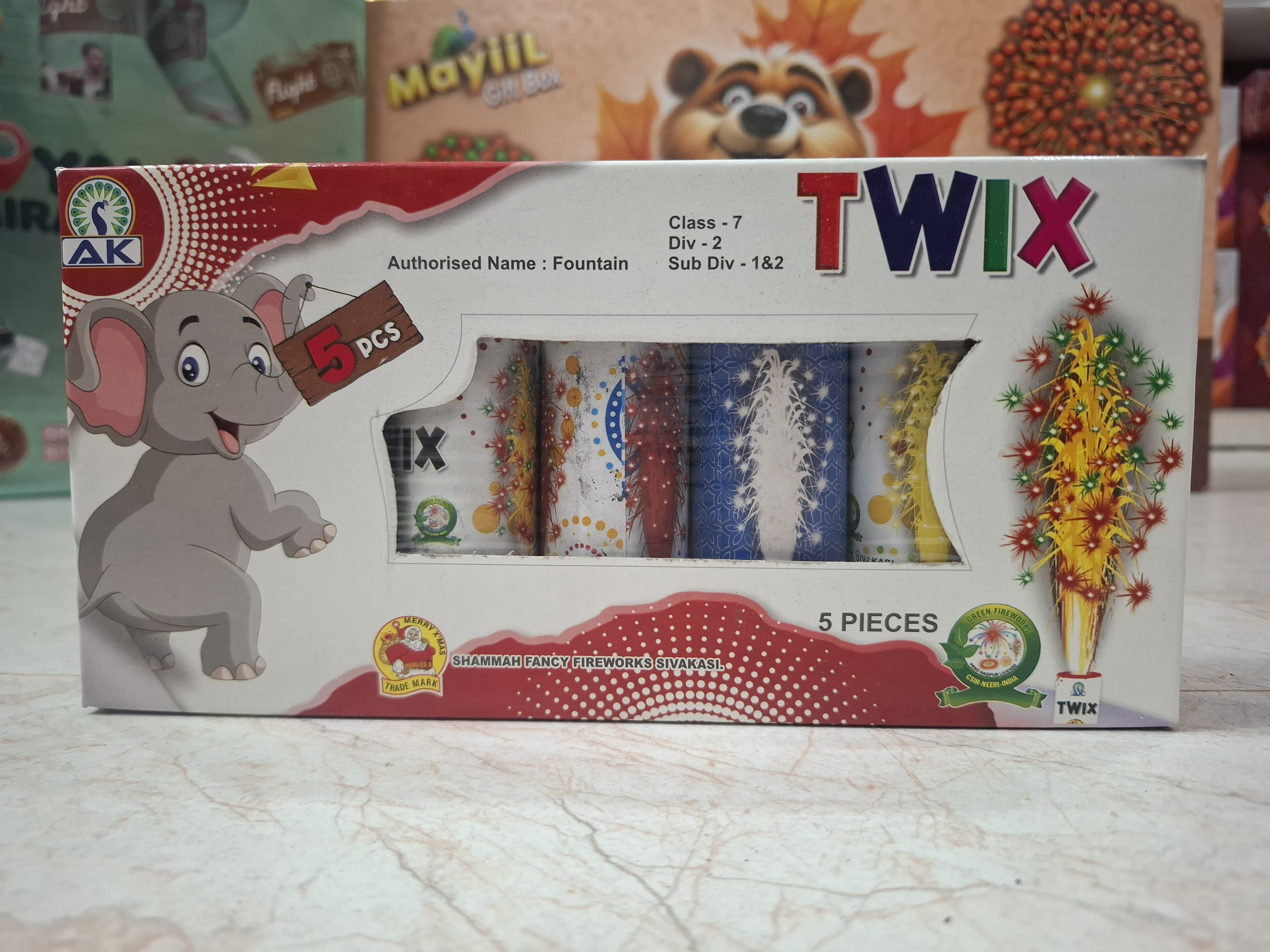 Twix( 5 Colour Fountain)