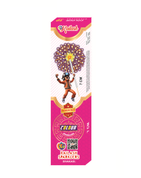 7 cm Colour Sparklers (10 Boxes)