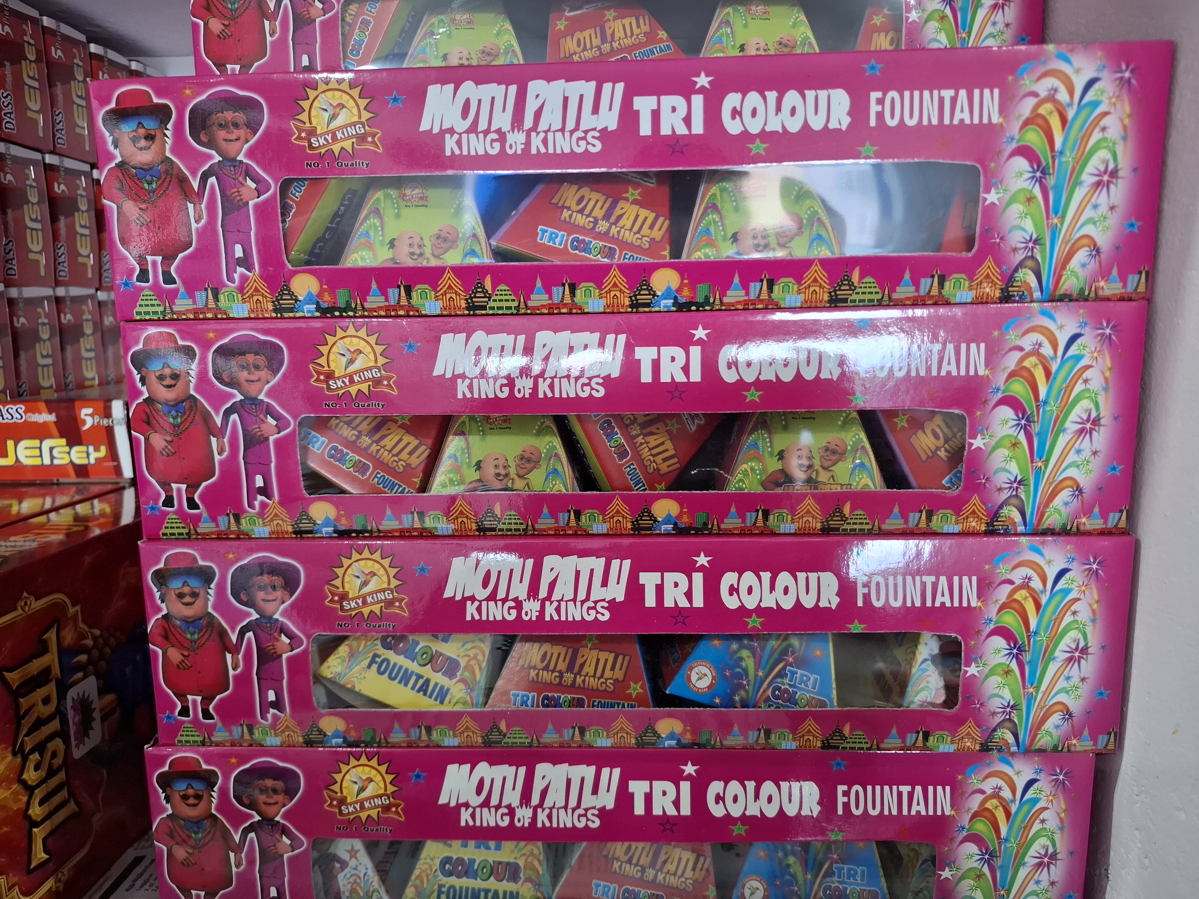 Tri Colour Mottu Patullu/ Popoye (5 Pcs)