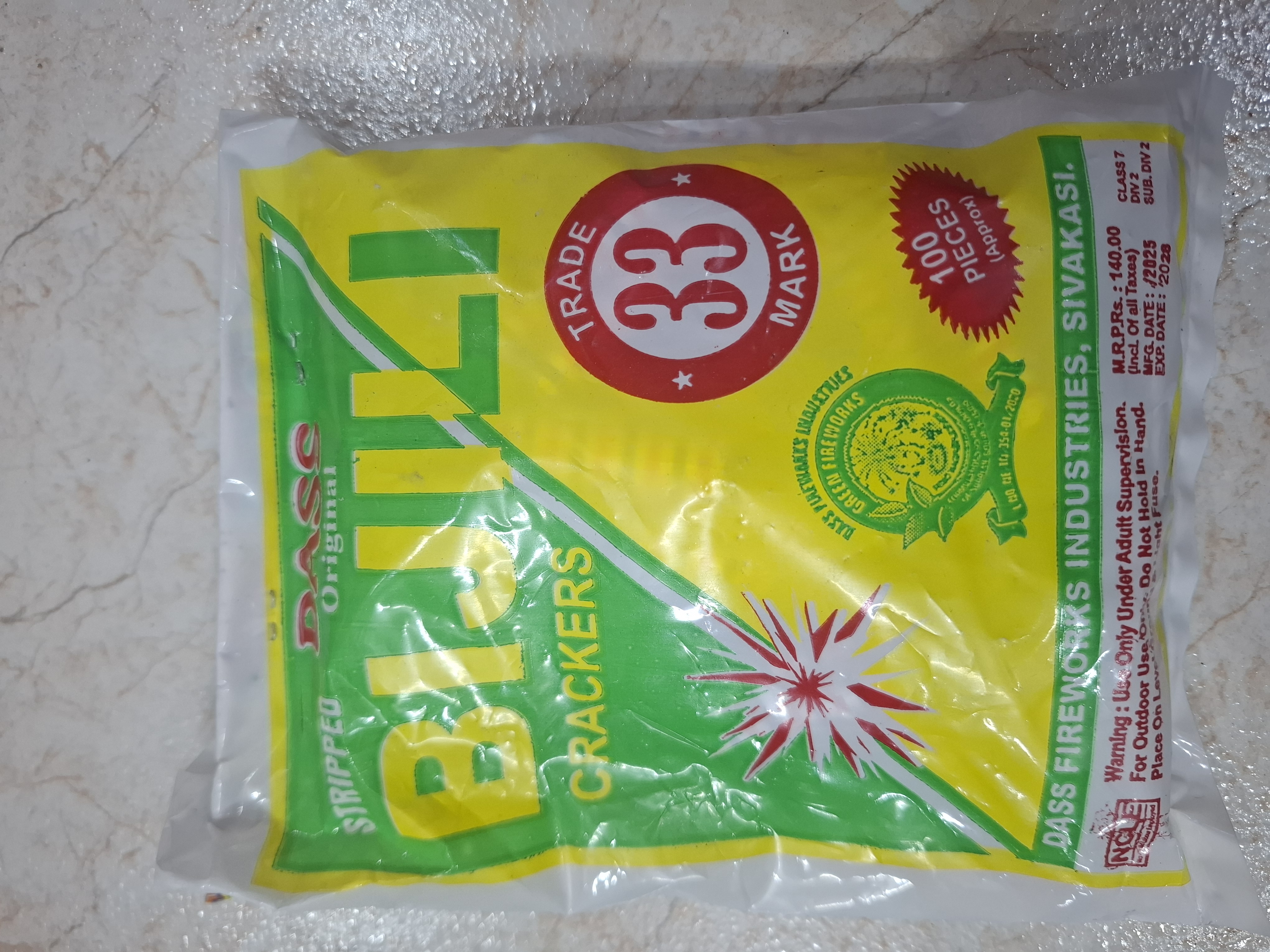 Stripped Bijili (100 Pcs)
